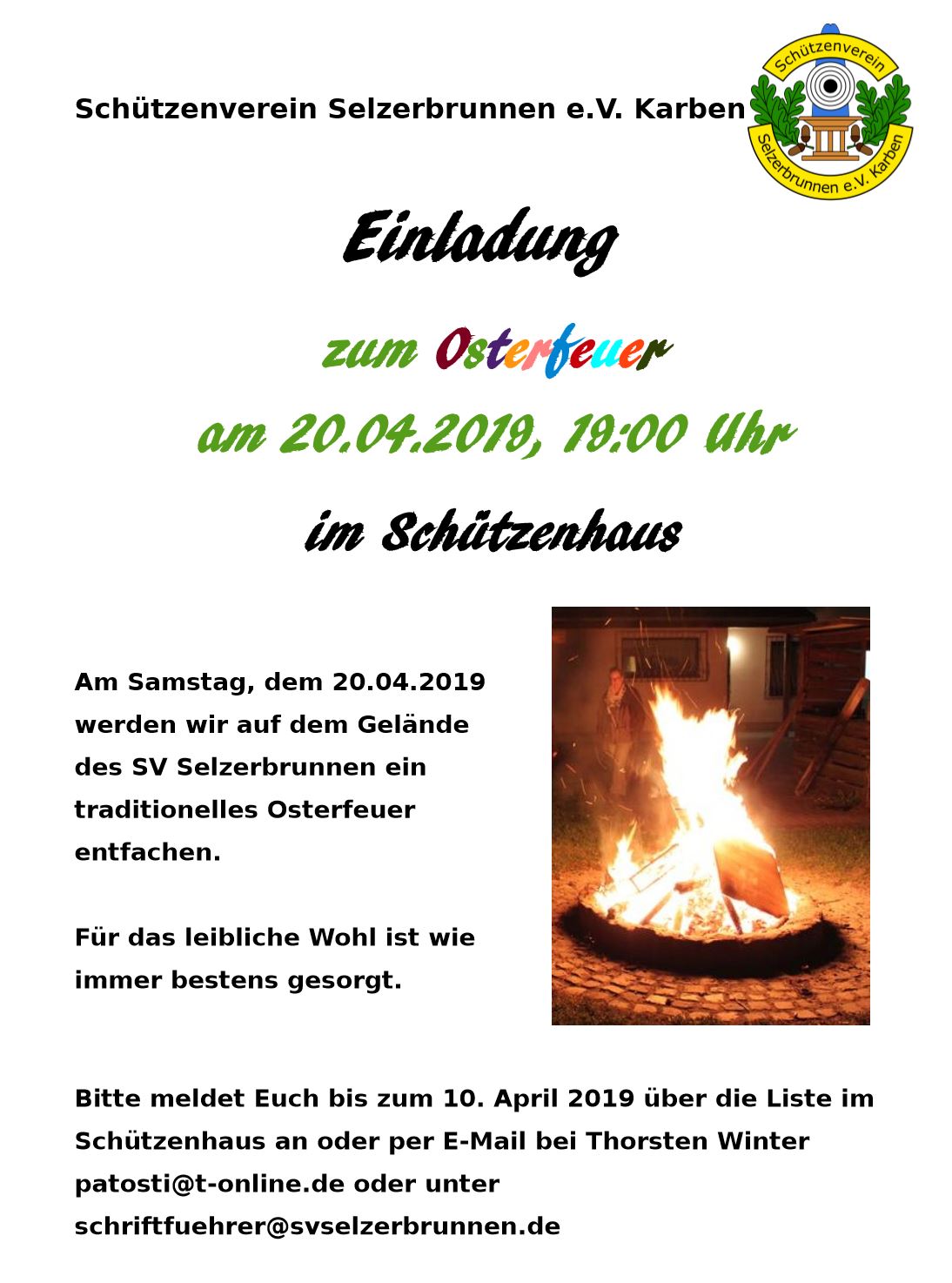 osterfeuer 2019